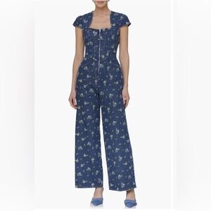 AVEC LES FILLE FLORAL JUMPSUIT